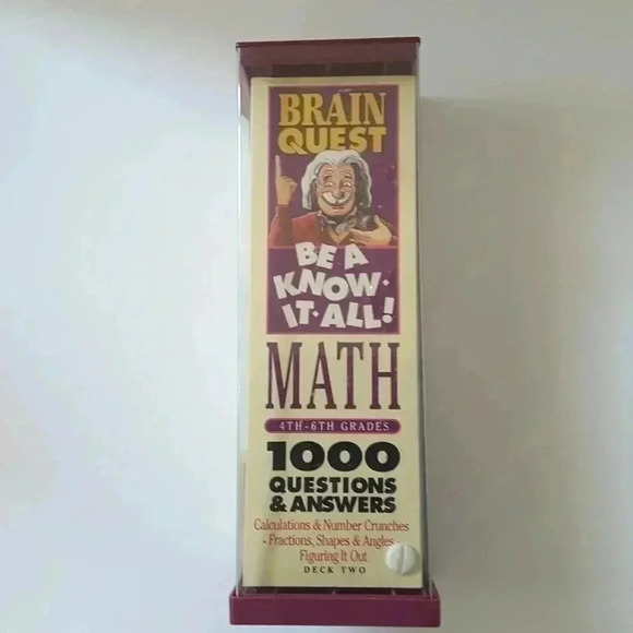 Brain Quest Be a know it all Math 4th-6th grade - Picture 1 of 3